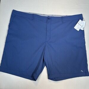 Tommy Bahama Mens Size 53 R Stretch Blue Island Zone Performance Shorts New READ